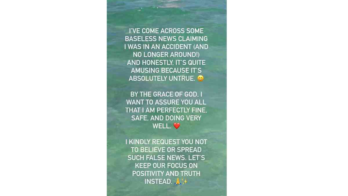 Kajal Aggarwal Responds To Death Hoax: &Quot;Let'S Keep Our Focus On Positivity And Truth Instead&Quot; 1 kajals instagram stories