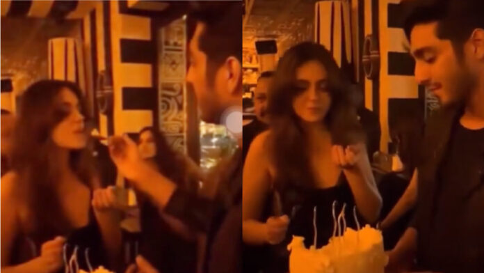 Ahaan Panday and Aneet Padda's Romantic Cake Video Goes Viral!
