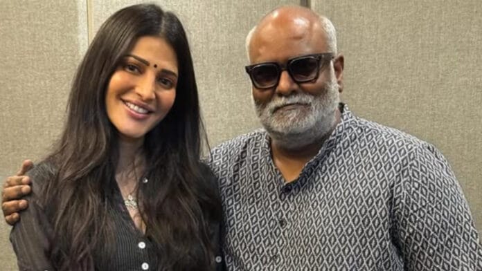 First Single: Shruti Haasan Impresses Fans With Powerful Vocals In Track From SS Rajamouli Film’s GlobeTrotter 3. MM Keeravaani & Shruti Haasan = MAGIC: GlobeTrotter Single Blows Up