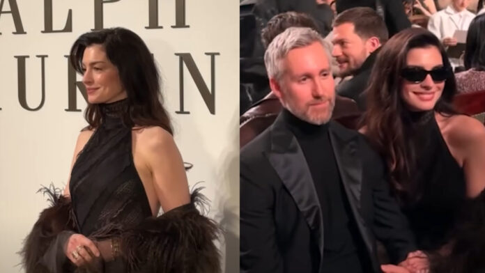 Anne Hathaway Dazzles at Ralph Lauren’s Fall 2026 Show as Prada Sequel Buzz Builds Anne Hathaway Dazzles at Ralph Lauren’s Fall 2026 Show as Prada Sequel Buzz Builds