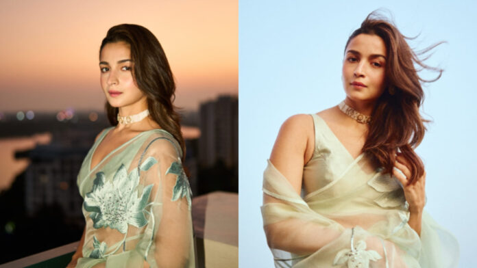 Alia Bhatt’s Simple Saree Look Leaves Fans Amazed Alia Bhatt’s Simple Saree Look Leaves Fans Amazed