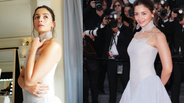 Alia Bhatt Stuns Again At Cannes 2026 With Dreamy Blue Red Carpet Look Alia Bhatt Stuns Again At Cannes 2026 With Dreamy Blue Red Carpet Look