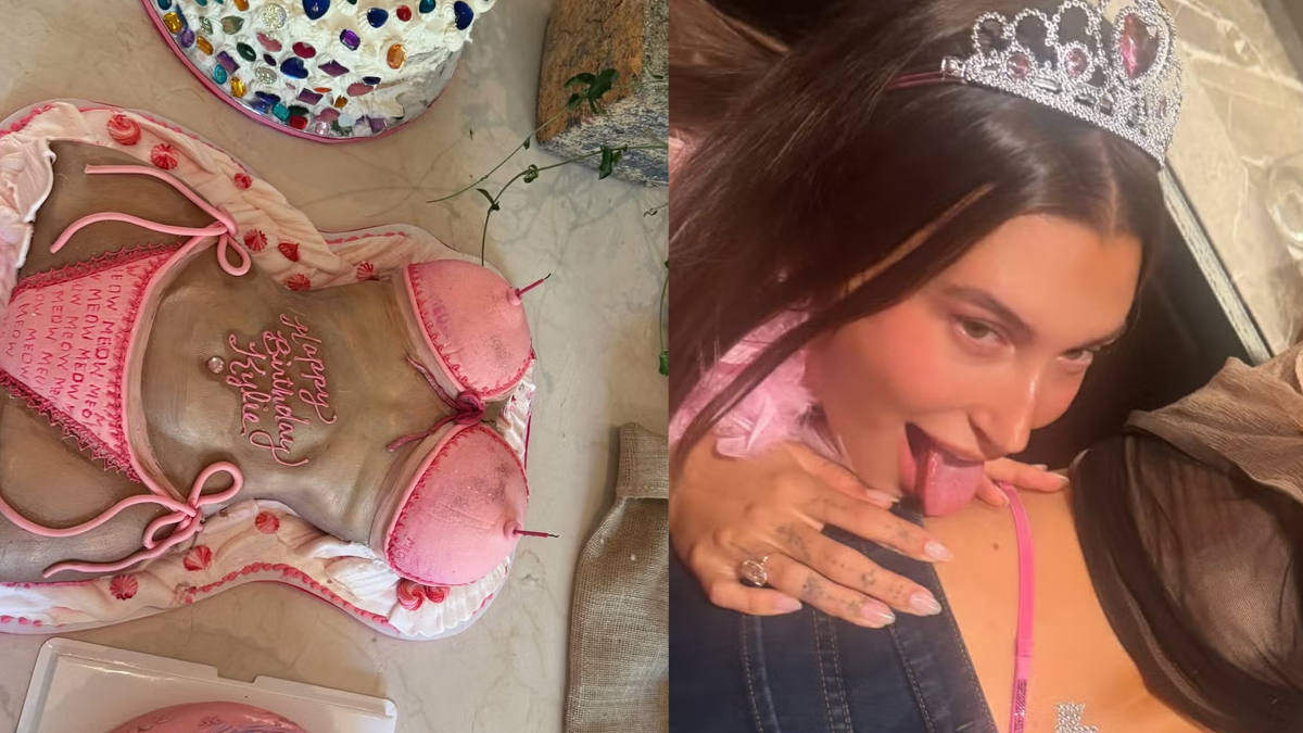 Kylie Jenner Goes All Out For Her 29Th Birthday With Hailey Bieber By Her Side 1 kylie jenner turns 29 in a wild pink princess kitty birthday bash