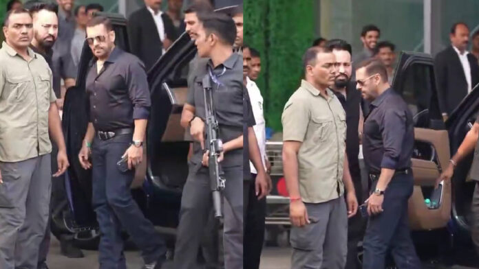 Salman Khan’s Bandra home turns into security fortress after Tiger Shroff firing incident Salman Khan steps out with heavy armed security after Tiger Shroff shooting incident